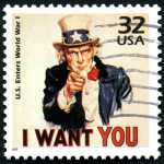 Uncle Sam "I Want YOU" Stamp