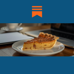 pie appears on a desk